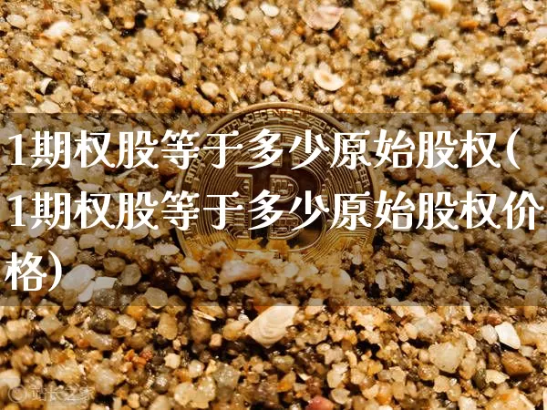 1期权股等于多少原始股权(1期权股等于多少原始股权价格)_https://www.czytfl.com_期货_第1张