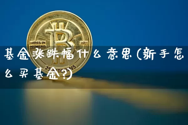 基金涨跌幅什么意思(新手怎么买基金?)_https://www.czytfl.com_期货_第1张