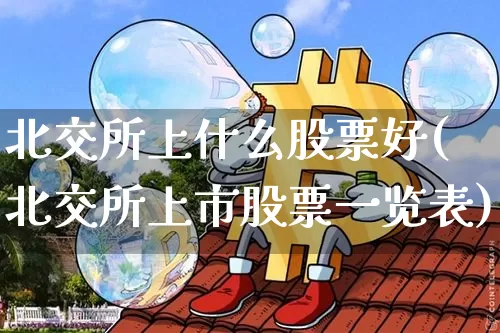 北交所上什么股票好(北交所上市股票一览表)_https://www.czytfl.com_期货_第1张
