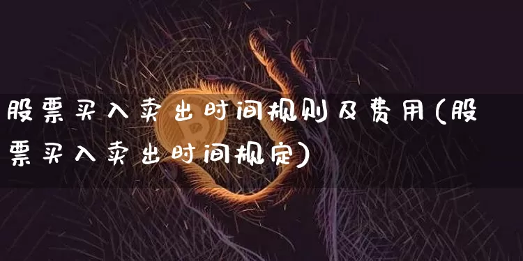 股票买入卖出时间规则及费用(股票买入卖出时间规定)_https://www.czytfl.com_期货价格_第1张