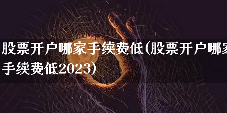 股票开户哪家手续费低(股票开户哪家手续费低2023)_https://www.czytfl.com_期货价格_第1张