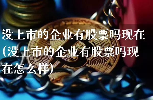 没上市的企业有股票吗现在(没上市的企业有股票吗现在怎么样)_https://www.czytfl.com_期货_第1张