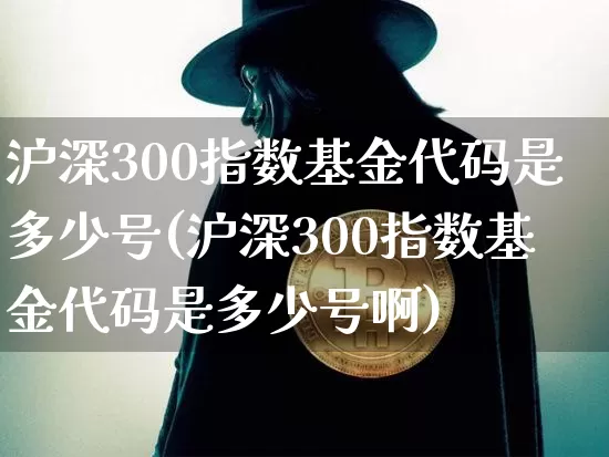 沪深300指数基金代码是多少号(沪深300指数基金代码是多少号啊)_https://www.czytfl.com_期货行情_第1张