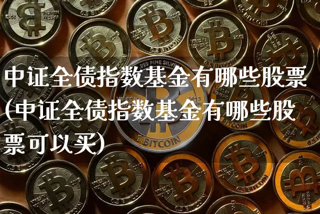 中证全债指数基金有哪些股票(中证全债指数基金有哪些股票可以买)_https://www.czytfl.com_期货行情_第1张