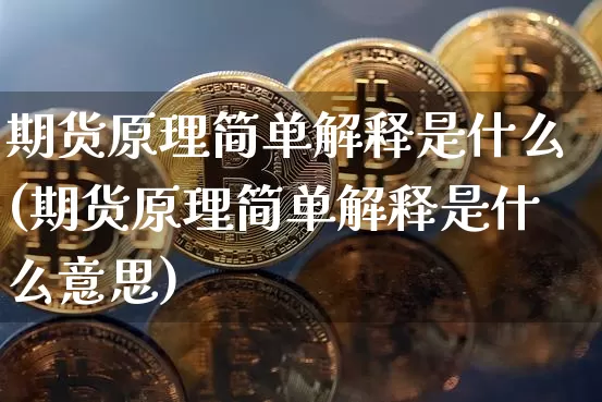 期货原理简单解释是什么(期货原理简单解释是什么意思)_https://www.czytfl.com_期货_第1张