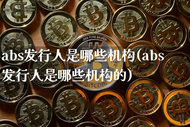 abs发行人是哪些机构(abs发行人是哪些机构的)_https://www.czytfl.com_期货走势_第1张