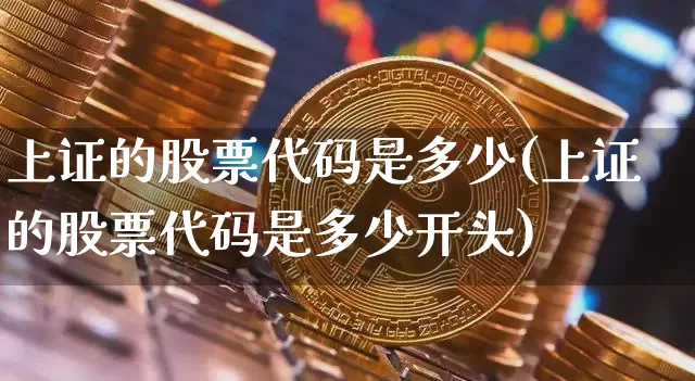 上证的股票代码是多少(上证的股票代码是多少开头)_https://www.czytfl.com_期货_第1张