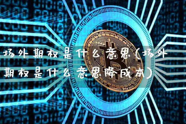 场外期权是什么意思(场外期权是什么意思降成本)_https://www.czytfl.com_期货价格_第1张