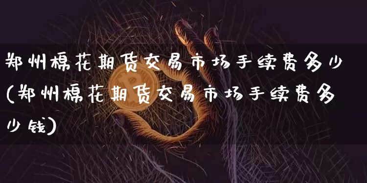 郑州棉花期货交易市场手续费多少(郑州棉花期货交易市场手续费多少钱)_https://www.czytfl.com_期货行情_第1张