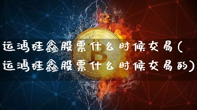 运鸿硅鑫股票什么时候交易(运鸿硅鑫股票什么时候交易的)_https://www.czytfl.com_期货走势_第1张