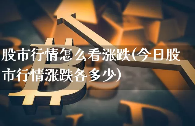 股市行情怎么看涨跌(今日股市行情涨跌各多少)_https://www.czytfl.com_期货价格_第1张