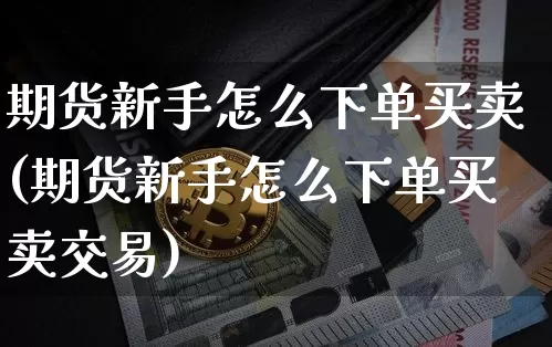期货新手怎么下单买卖(期货新手怎么下单买卖交易)_https://www.czytfl.com_期货走势_第1张