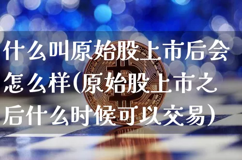 什么叫原始股上市后会怎么样(原始股上市之后什么时候可以交易)_https://www.czytfl.com_期货_第1张