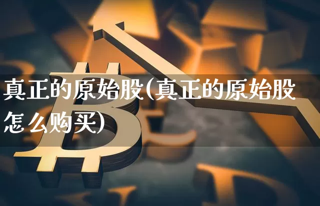 真正的原始股(真正的原始股怎么购买)_https://www.czytfl.com_期货价格_第1张