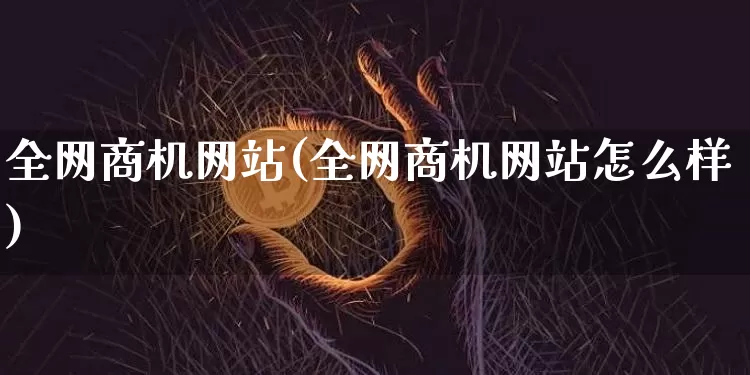全网商机网站(全网商机网站怎么样)_https://www.czytfl.com_期货行情_第1张