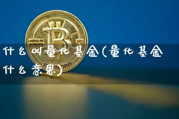 什么叫量化基金(量化基金什么意思)_https://www.czytfl.com_期货_第1张