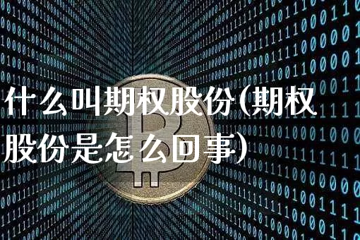 什么叫期权股份(期权股份是怎么回事)_https://www.czytfl.com_期货走势_第1张
