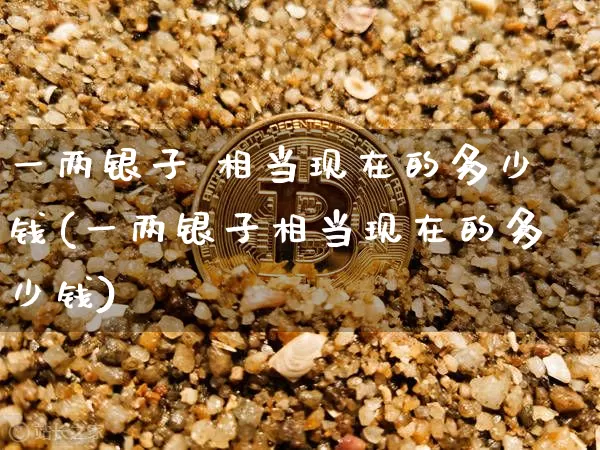 一两银子 相当现在的多少钱(一两银子相当现在的多少钱)_https://www.czytfl.com_期货行情_第1张