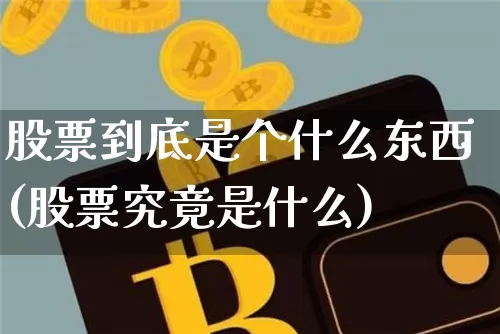 股票到底是个什么东西(股票究竟是什么)_https://www.czytfl.com_期货行情_第1张