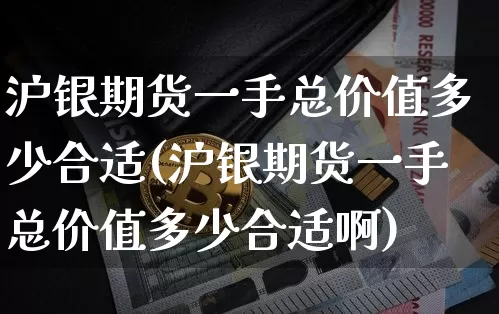 沪银期货一手总价值多少合适(沪银期货一手总价值多少合适啊)_https://www.czytfl.com_期货价格_第1张