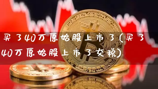 买了40万原始股上市了(买了40万原始股上市了交税)_https://www.czytfl.com_期货走势_第1张