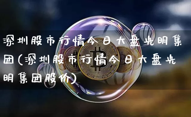 深圳股市行情今日大盘光明集团(深圳股市行情今日大盘光明集团股价)_https://www.czytfl.com_期货价格_第1张