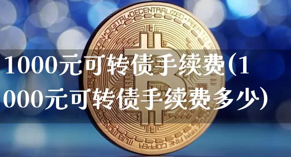 1000元可转债手续费(1000元可转债手续费多少)_https://www.czytfl.com_期货价格_第1张