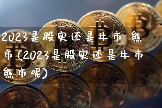 2023是股灾还是牛市 熊市(2023是股灾还是牛市熊市呢)_https://www.czytfl.com_期货_第1张