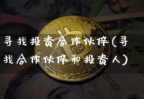 寻找投资合作伙伴(寻找合作伙伴和投资人)_https://www.czytfl.com_期货走势_第1张