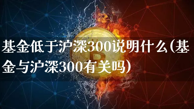 基金低于沪深300说明什么(基金与沪深300有关吗)_https://www.czytfl.com_期货走势_第1张
