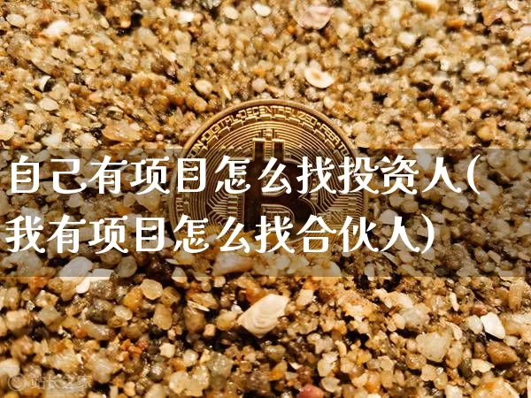 自己有项目怎么找投资人(我有项目怎么找合伙人)_https://www.czytfl.com_期货价格_第1张