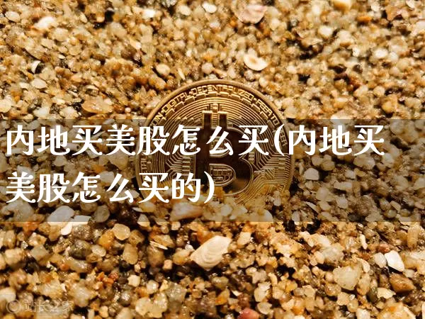 内地买美股怎么买(内地买美股怎么买的)_https://www.czytfl.com_期货走势_第1张