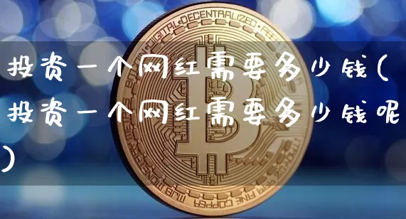 投资一个网红需要多少钱(投资一个网红需要多少钱呢)_https://www.czytfl.com_期货价格_第1张