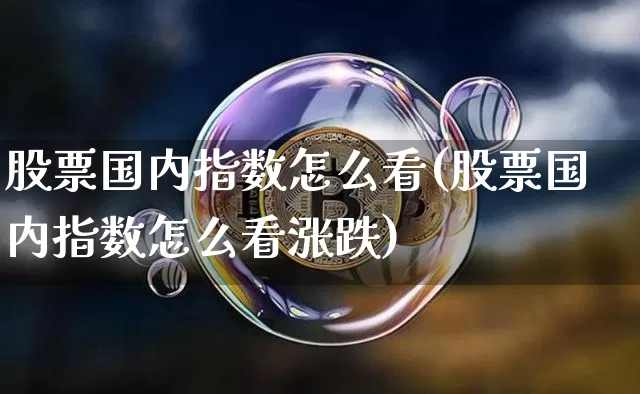 股票国内指数怎么看(股票国内指数怎么看涨跌)_https://www.czytfl.com_期货_第1张