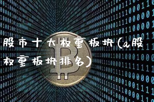 股市十大权重板块(a股权重板块排名)_https://www.czytfl.com_期货价格_第1张