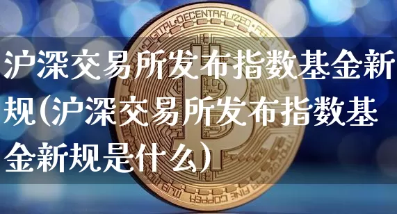 沪深交易所发布指数基金新规(沪深交易所发布指数基金新规是什么)_https://www.czytfl.com_期货走势_第1张