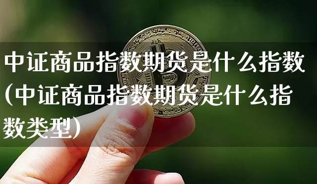 中证商品指数期货是什么指数(中证商品指数期货是什么指数类型)_https://www.czytfl.com_期货_第1张