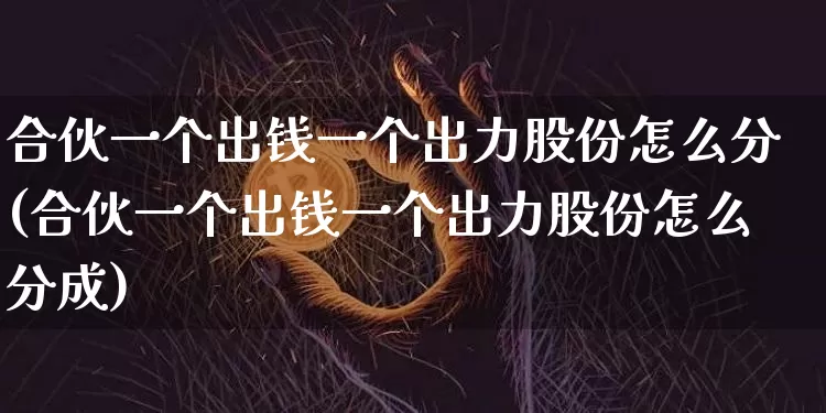 合伙一个出钱一个出力股份怎么分(合伙一个出钱一个出力股份怎么分成)_https://www.czytfl.com_期货价格_第1张
