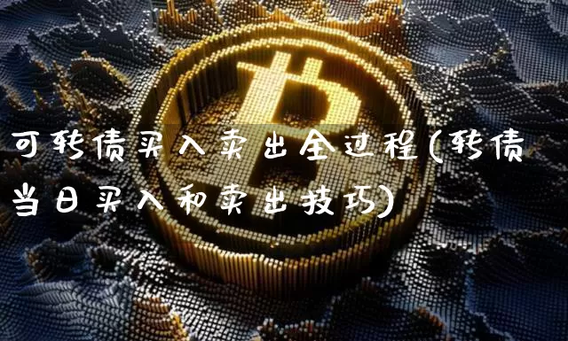 可转债买入卖出全过程(转债当日买入和卖出技巧)_https://www.czytfl.com_期货走势_第1张