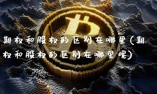 期权和股权的区别在哪里(期权和股权的区别在哪里呢)_https://www.czytfl.com_期货价格_第1张