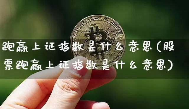 跑赢上证指数是什么意思(股票跑赢上证指数是什么意思)_https://www.czytfl.com_期货走势_第1张