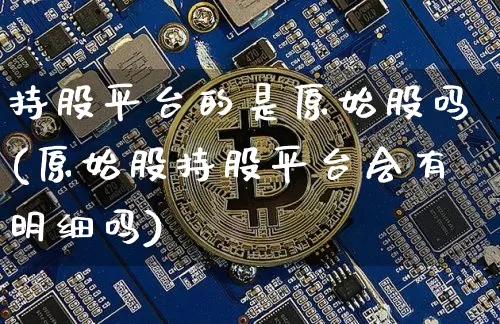 持股平台的是原始股吗(原始股持股平台会有明细吗)_https://www.czytfl.com_期货行情_第1张