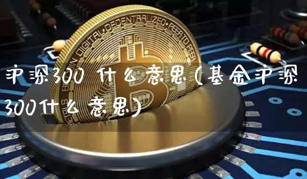 沪深300 什么意思(基金沪深300什么意思)_https://www.czytfl.com_期货行情_第1张