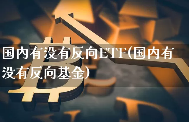 国内有没有反向ETF(国内有没有反向基金)_https://www.czytfl.com_期货走势_第1张