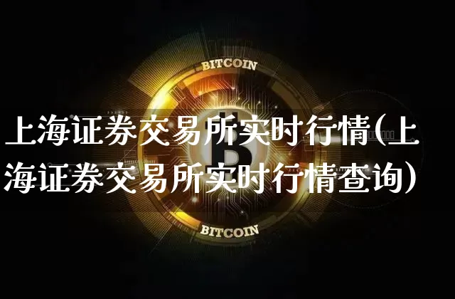 上海证券交易所实时行情(上海证券交易所实时行情查询)_https://www.czytfl.com_期货价格_第1张