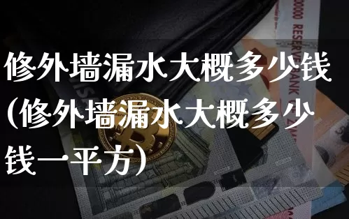 修外墙漏水大概多少钱(修外墙漏水大概多少钱一平方)_https://www.czytfl.com_期货价格_第1张