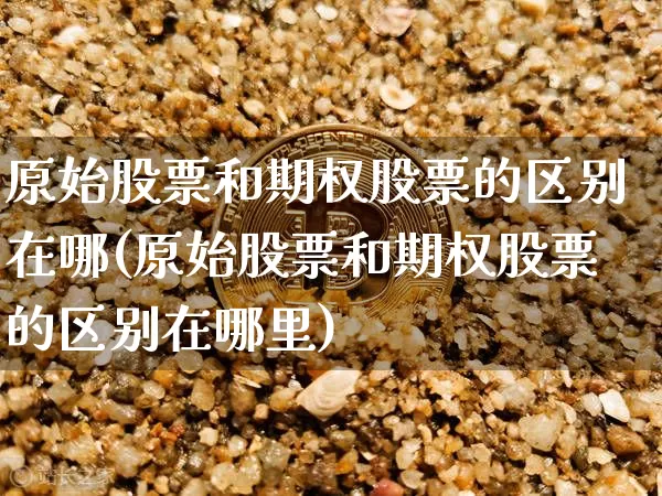 原始股票和期权股票的区别在哪(原始股票和期权股票的区别在哪里)_https://www.czytfl.com_期货走势_第1张