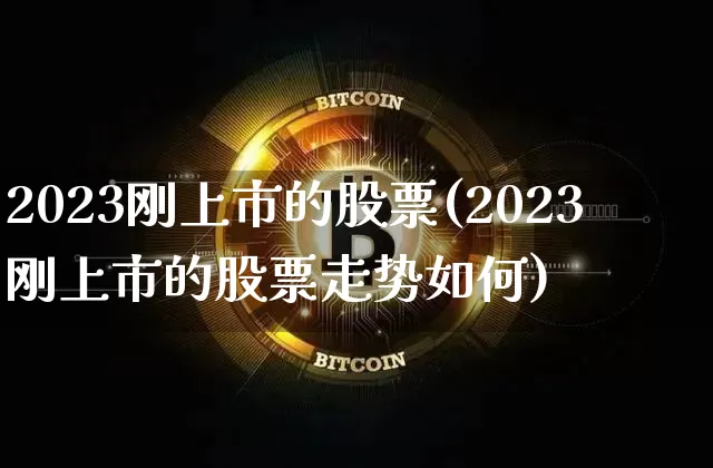 2023刚上市的股票(2023刚上市的股票走势如何)_https://www.czytfl.com_期货行情_第1张