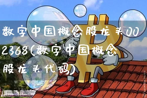数字中国概念股龙头002368(数字中国概念股龙头代码)_https://www.czytfl.com_期货行情_第1张