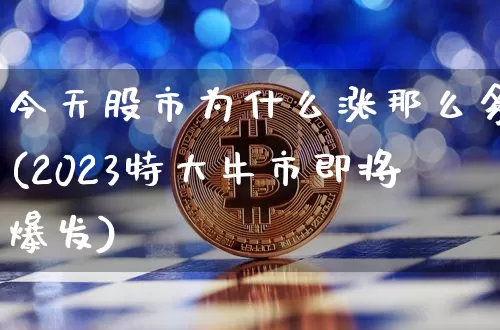 今天股市为什么涨那么多(2023特大牛市即将爆发)_https://www.czytfl.com_期货走势_第1张